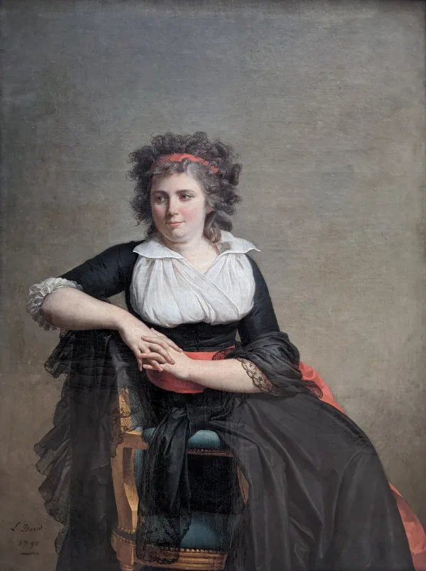 Portrait of the Marquise d'Orvilliers