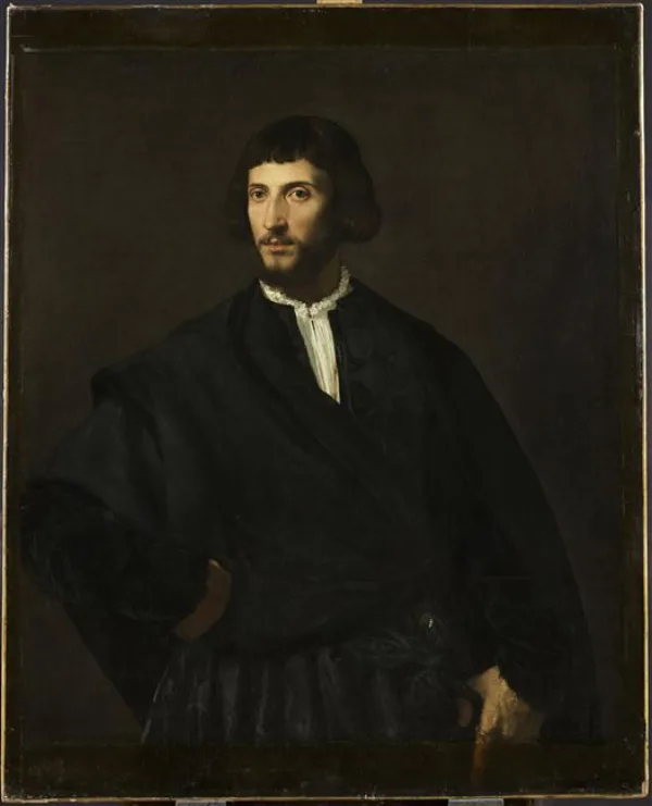 Portrait of a Man, Hand on His Belt