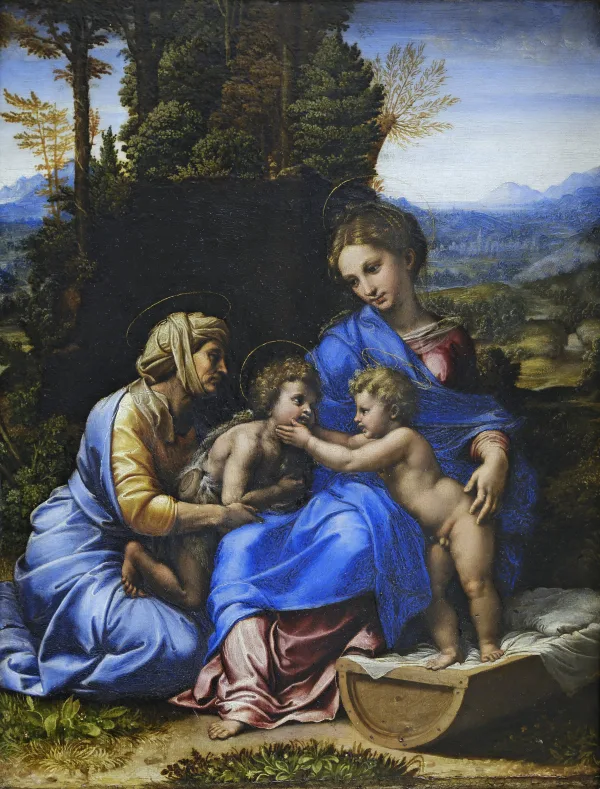Holy Family with Saint Elizabeth and the infant St. John