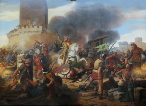 Count Eudes defends Paris