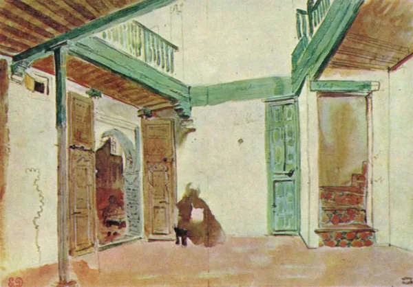 Un cour à Tanger