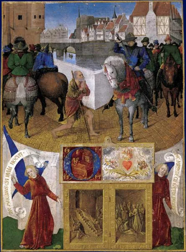 Charity of saint Martin